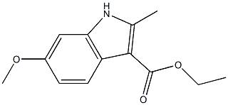 6-Methoxy-2-Methylindole-3-carboxylic acid ethyl ester Structure