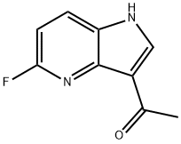 3-Acetyl-5-fluoro-4-azaindole 구조식 이미지