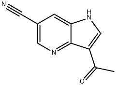3-Acetyl-6-cyano-4-azaindole 구조식 이미지