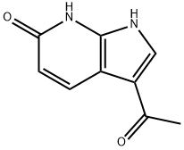 3-Acetyl-6-hydroxy-7-azaindole Structure