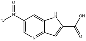 6-Nitro-4-azaindole-2-carboxylic acid 구조식 이미지