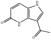 3-Acetyl-5-hydroxy-4-azaindole 구조식 이미지