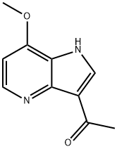 3-Acetyl-7-Methoxy-4-azaindole Structure