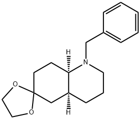 (4A'S,8A'R)-1'-BENZYLOCTAHYDRO-1'H-SPIRO[[1,3]DIOXOLANE-2,6'-QUINOLINE] Structure