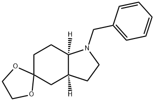 (3A'S,7A'R)-1'-BENZYLOCTAHYDROSPIRO[[1,3]DIOXOLANE-2,5'-INDOLE] 구조식 이미지