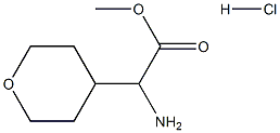Methyl 2-AMino-2-(tetrahydropyran-4-yl)acetate Hydrochloride Structure
