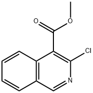 Methyl 3-chloroisoquinoline-4-carboxylate 구조식 이미지