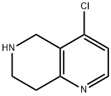 4-chloro-5,6,7,8-tetrahydro-1,6-naphthyridine 구조식 이미지