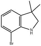 7-bromo-3,3-dimethylindoline Structure