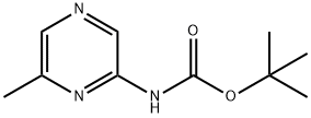 (6-Methylpyrazin-2-yl)carbaMic acid tert-butyl ester Structure