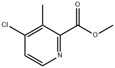 Methyl 4-chloro-3-Methylpicolinate Structure