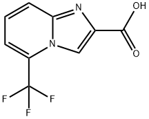 5-(트리플루오로메틸)이미다조[1,2-a]피리딘-2-카르복실산 구조식 이미지