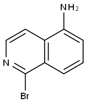 1-BroMoisoquinolin-5-aMine Structure