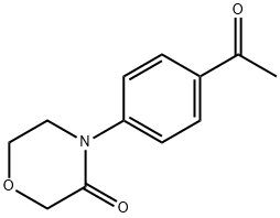 4-(4-Acetylphenyl)Morpholin-3-One Structure