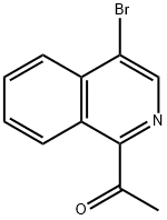 1-(4-BroMoisoquinolin-1-yl)ethanone 구조식 이미지