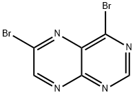 4,6-Dibromopteridine Structure