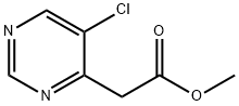 Methyl 2-(5-chloropyrimidin-4-yl)acetate Structure