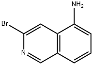3-BroMoisoquinolin-5-aMine Structure