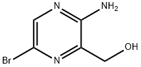 (3-amino-6-bromopyrazin-2-yl)methanol Structure