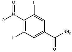 3,5-Difluoro-4-nitrobenzaMide Structure