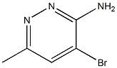 4-BroMo-6-Methyl-pyridazin-3-ylaMine Structure