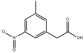 2-(3-Methyl-5-nitrophenyl)acetic acid Structure