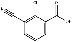 2-chloro-3-cyanobenzoic acid Structure
