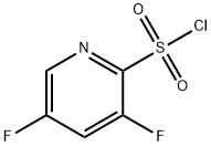 3,5-difluoropyridine-2-sulfonyl chloride Structure