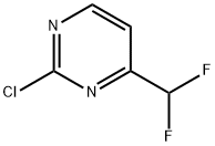 2-CHLORO-4-(DIFLUOROMETHYL)PYRIMIDINE Structure