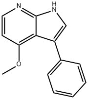 4-Methoxy-3-phenyl-7-azaindole 구조식 이미지