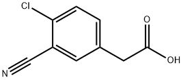 4-Chloro-3-cyanophenylacetic acid Structure