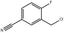 3-(CHLOROMETHYL)-4-FLUOROBENZONITRILE Structure