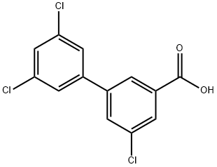 5-Chloro-3-(3,5-dichlorophenyl)benzoic acid 구조식 이미지