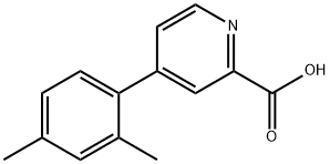 4-(2,4-DiMethylphenyl)picolinic acid Structure