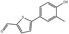 4-(5-ForMylthiophen-2-yl)-2-Methylphenol 구조식 이미지