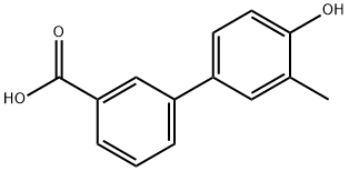 4-(3-Carboxyphenyl)-2-Methylphenol Structure