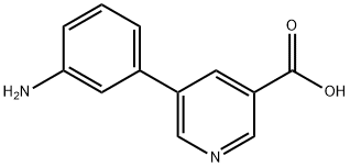 5-(3-AMinophenyl)nicotinic acid 구조식 이미지