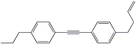 1-[2-[4-(3-Buten-1-yl)phenyl]ethynyl]-4-propylbenzene Structure