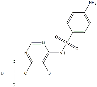 Sulfadoxine-d3 Structure