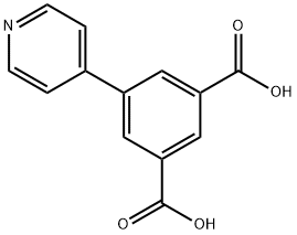 1,3-Benzenedicarboxylic acid, 5-(4-pyridinyl)- 구조식 이미지