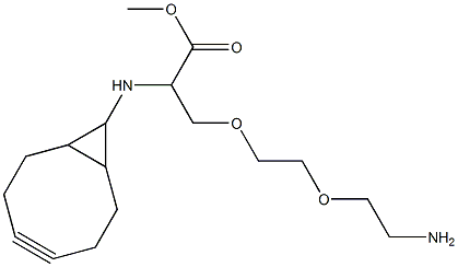 N-(1R,8S,9s)-Bicyclo[6.1.0]non-4-yn-9-ylMethyloxycarbonyl-1,8-diaMino-3,6-dioxaoctane Structure