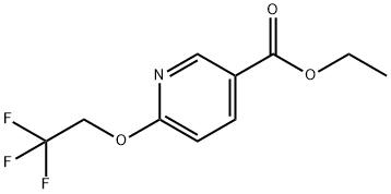 Ethyl 6-(2,2,2-trifluoroethoxy)nicotinate Structure