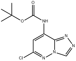 tert-butyl 6-chloro-[1,2,4]triazolo[4,3-b]pyridazin-8-ylcarbaMate Structure