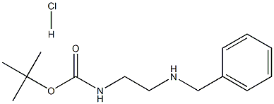tert-Butyl (2-(benzylaMino)ethyl)carbaMate hydrochloride Structure