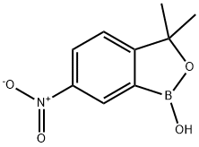 3,3-diMethyl-6-nitrobenzo[c][1,2]oxaborol-1(3H)-ol 구조식 이미지