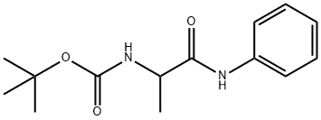 N-Phenyl 2-(BOC-aMino)propanaMide 구조식 이미지