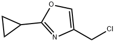 4-(ChloroMethyl)-2-cyclopropyloxazole Structure