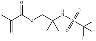 2-methyl-2-(trifluoromethylsulfonamido)propyl methacrylate 구조식 이미지