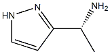 (R)-1-(1H-피라졸-3-일)에탄민 구조식 이미지