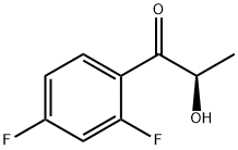 1-Propanone, 1-(2,4-difluorophenyl)-2-hydroxy-, (2R)- 구조식 이미지
